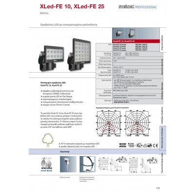 Επαγγελματικοί ανιχνευτές XLed-FE 10 / XLed-FE 25